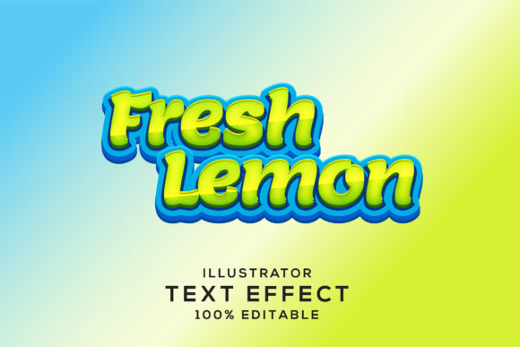Download Text Style Editable Illustrator Effect - Style Collection
