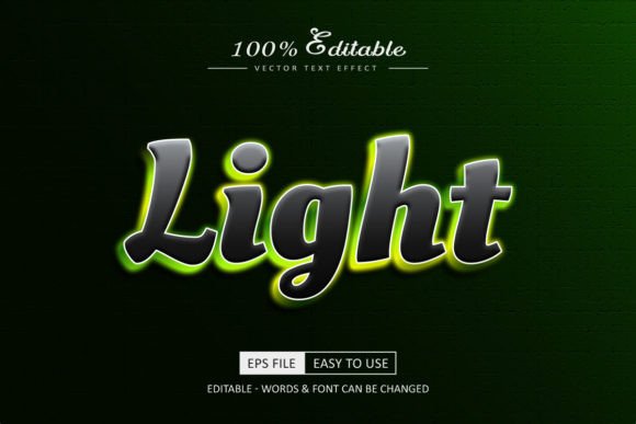 Download Light Text Effect Glowing Neon Style - Style Collection