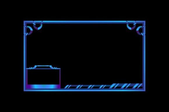 Download Modern Blue Stream Overlay Template - Modern Collection