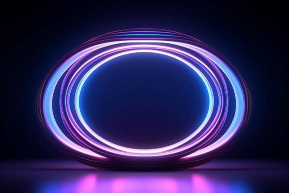 Download Futuristic Background Neon Effects Dark - Neon effects Collection