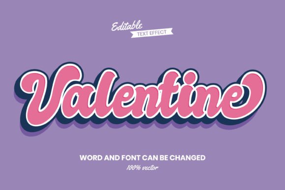 Download Valentine's - Font Effect Editable Style - Style Collection