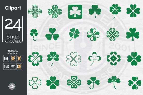Download Individual Styled Clover Designs - Style Collection