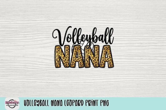 Download Volleyball Nana Leopard Print PNG - Premium Resources