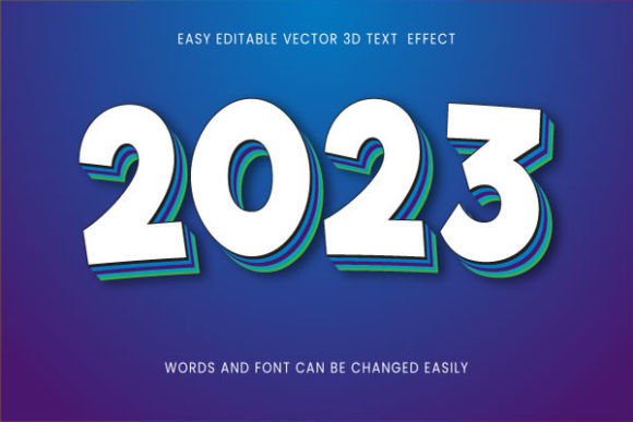Download Text -  Effect 2023 Editable Style - Style Collection