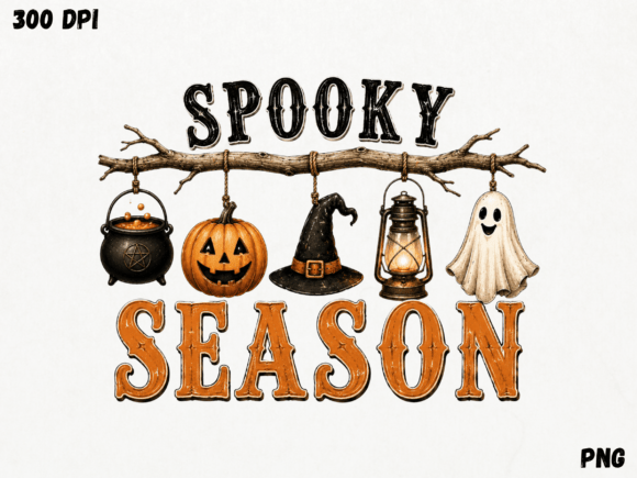 Download Spooky Season Hanging Icons PNG, Minimal - Premium Resources
