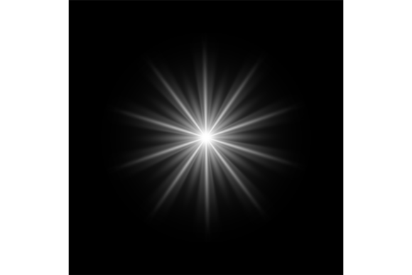 Download Star Shining. Light Ray Burst Flare Effe - Shining Collection