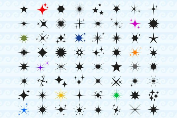 Download Sparkles &amp; Stars SVG Shining Bundle - Shining Collection