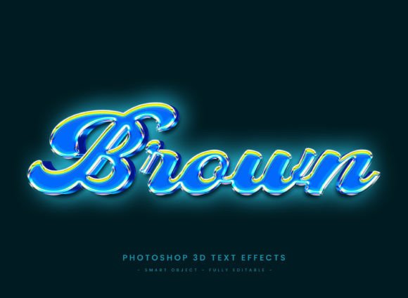 Download Glassy Glow Text Effect Style PSD - Style Collection