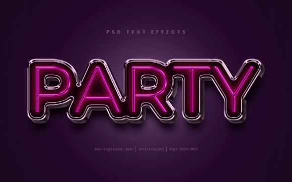 Download Party Light Editable Text Effect Style - Style Collection