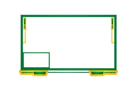 Download Modern Green Stream Overlay Template - Modern Collection