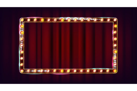 Download Retro Billboard Vector. Shining Light - Shining Collection
